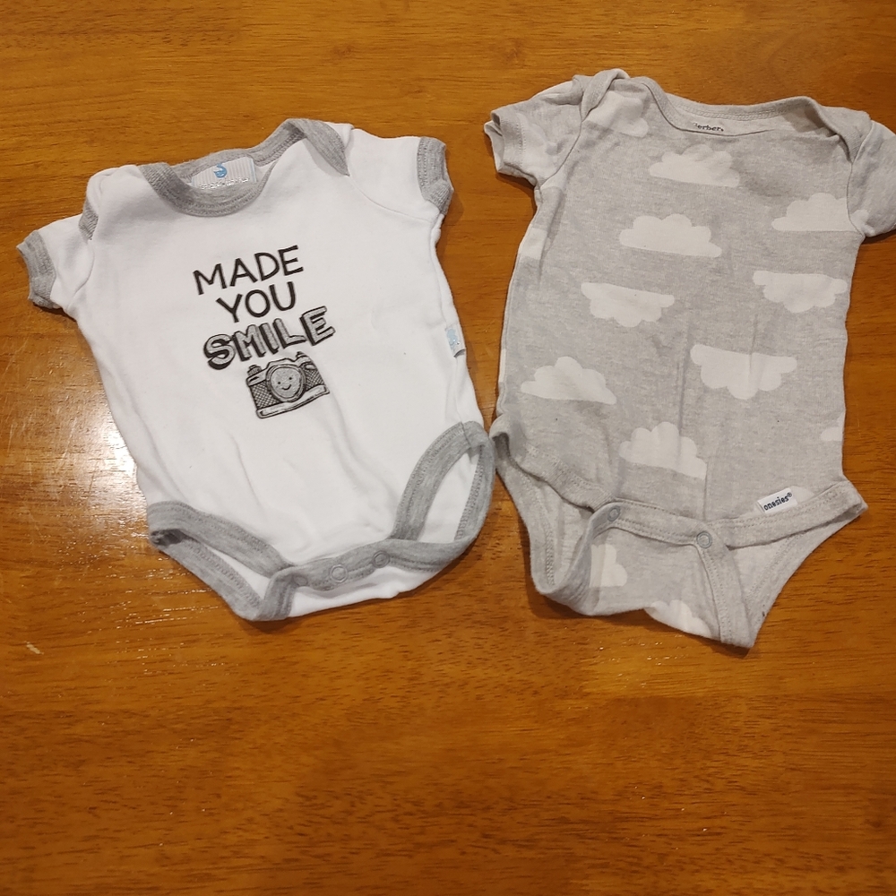 Two Unisex Onsies